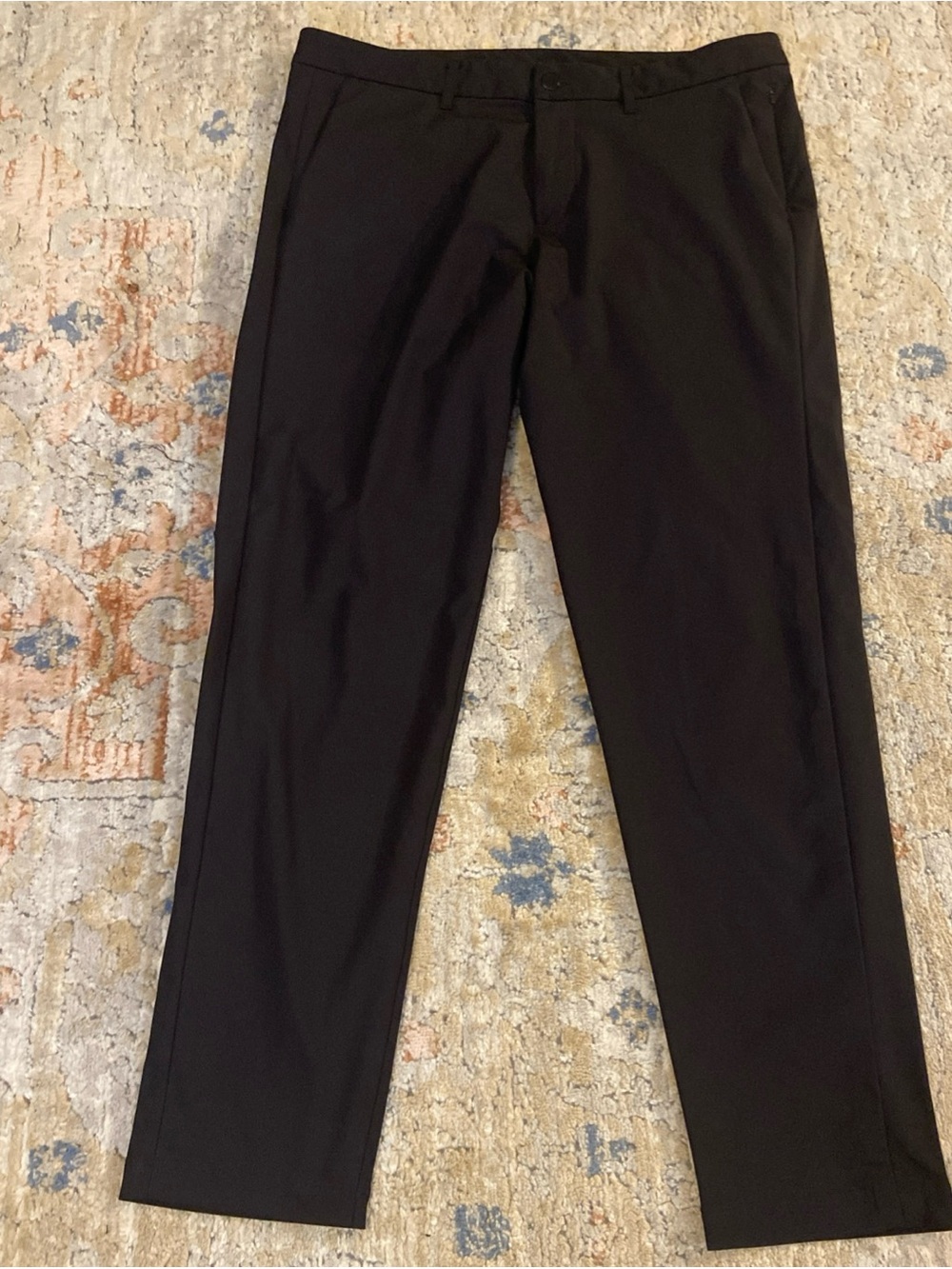 Lululemon ABC Slim Fit Warpstreme Commission Pants 36x32 Black Stretch